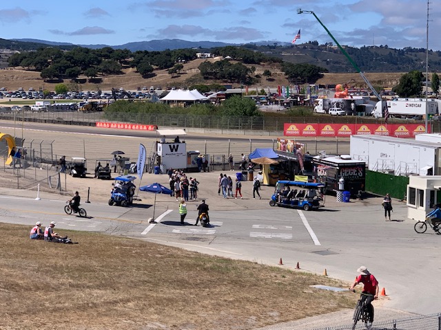 WeatherTech Raceway Laguna Seca IndyCar event paddock